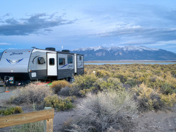 Simucase developer Aaron Hall rennovated an RV to travel the country while working.