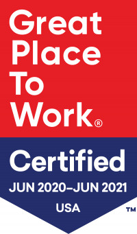 Great Place to Work badge 2020-2021